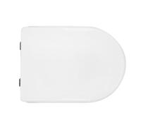 SEDILE WC PER KERASAN VASO FLO 52 FORMA 7 Bianco - Cerniere C espansion