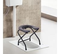Sedile WC pieghevole Comodo comodino Comodino per bagno Anziani Adulti