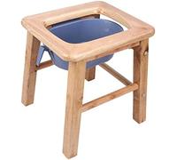 Sedile WC portatile, in legno, per anziani e donne incinte, aiuto per l'indipendenza della casa per un facile accesso e supporto