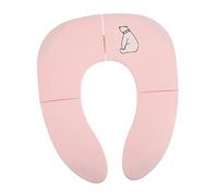 Sedile Wc Portatile Pieghevole per Ragazzo Ragazza Rosa in Pp | Design Semplice e Stabile, per Viaggi e Uso Outdoor, Cover Compatta da Portare Te