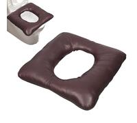 Sedile WC Rialzato - Anziani | Cuscino Del Comfort In Pelle PU Ispessita Per Le Nonne Anziane Incinte, Del Water Rialzato Per Il Bagno, Per La Cura Della Casa, Morbido, Blu