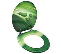 Sedile WC sedile sedile WC con coperchio in MDF gocce d'acqua 02_0002929