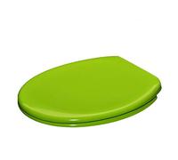 sedile WC, Sedile WC Copriwater tipo O con imbottitura Coperchio WC in resina urea-formaldeide,(Grün)