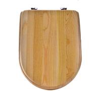 Sedile WC, Sedile WC in Legno, Coperchio WC A Chiusura Lenta, Superficie, Facile da Montare, Cerniere Stabili, Fissaggio Inferiore, per Bagno di Famiglia, Small U Type