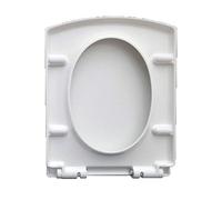 sedile WC, Sedile WC universale sedile WC quadrato goccia muta resina urea-formaldeide coperchio WC montato sopra,(42 * 35cm)