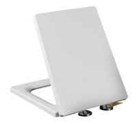 sedile WC, Sedili WC universali durevoli a sgancio rapido Copri coperchio a chiusura lenta, con cerniere regolabili,~(41~48 * 36.5cm)