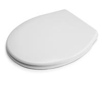 Copriwater ovale in termoindurente bianco