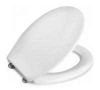 Sedile wc termoindurente bianco con cerniere gardena