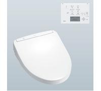 Sedile WC TOTO con bidet Lavabile Albicocca TCF4744AK NW1 Bianco AC100V 50/60...