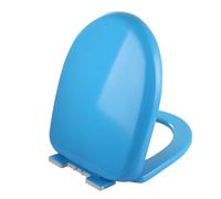 Sedile WC universale con imbottitura silenziosa e cerniera a sgancio rapido per fissaggio standard