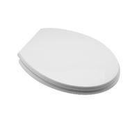 SEDILE WC UNIVERSALE IN LEGNO Bianco Cerniere A passanti Copriwater Universali