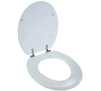 SEDILE WC UNIVERSALE in legno MDF bianco Distanza attacchi cm 16 - FER 42390