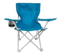 Sediolina mare Campeggio per Bambini Outdoor Richiudibile in Tessuto Oxford 600D con Portabibite e Sacca Custodia 55x35x58 cm sedia poltrona con Struttura in Metallo Leggera e Resistente (celeste)