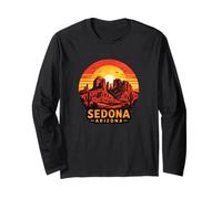 Sedona Arizona Red Rock Tramonto Design Maglia a Manica