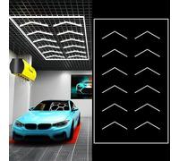 Sedtonmu Lampada LED a Nido d'Ape 6500 K Lampada da Garage LED Esagonale Luci LED Esagonali da Garage per Officina Stazione di Manutenzione Lavaggio Auto Palestra Bar,6000k,9