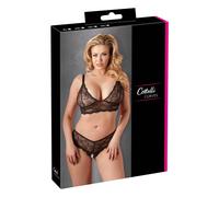 Seducente Pizzo Set Ouvert Mutandine Reggiseno Coppa Morbida Con IN Spalline