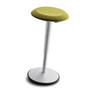 Sedus se:fit, sgabello ergonomico, ausilio per la posizione eretta, verde, plastica, base in gomma, 53-80 cm Altezza regolabile