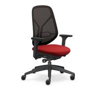 Sedus Se:Kit Pro Sedia da ufficio ergonomica con rivestimento a membrana, braccioli 3D, seduta con regolazione della profondità, altezza regolabile 40-53 cm, portata fino a 150 kg, Made in Germany