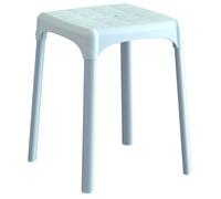 SEDUTA ANTISCIVOLO SGABELLO BIANCO DA BAGNO HL.CM.42 EH-ST-PP-BX