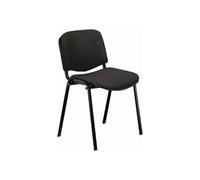 Sedia attesa Dado D5S - braccioli opzionali - ignifuga - nero - Unisit