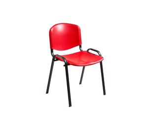 Seduta attesa Dado D5SP - senza braccioli - PPL - rosso - Unisit