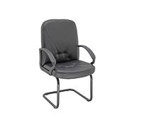 Seduta attesa Dante V - con braccioli fissi - nero - Unisit