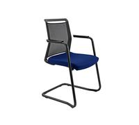 Seduta attesa Light LLS - con braccioli inclusi - blu/nero - Unisit