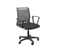 Sedia operativa girevole Unisit Light N braccioli - rivestimento eco LLE/BRN/EN