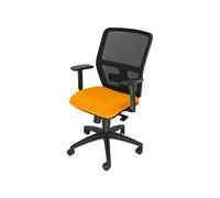 Seduta operativa ergonomica Kemper A - braccioli regolabili - arancio - Unisit