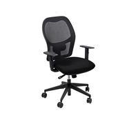 Seduta operativa Hubble HUHU - tessuto Chili - braccioli regolabili - nero - Uni