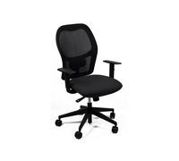 UNISIT - Poltrona Semidirezionale Hubble Nero C / bracc. - SPEDIZIONE GRATUITA