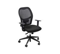 Seduta operativa Hubble HUHU - tessuto Target - braccioli regolabili - nero - Un