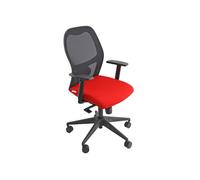 UNISIT - Poltrona Semidirezionale Hubble Pro Memory Nero / rosso C / bracc. - SPEDIZIONE GRATUITA