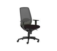 Seduta operativa Tullio TUA - con braccioli regolabili - nero - Unisit