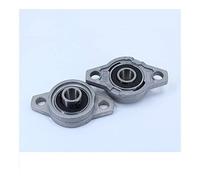 Seduto albero cuscinetto flangia, KFL006 Cuscinetto a snodo Diametro albero 30 mm Alloggiamento in lega di zinco Acciaio cromato Confezione da 2