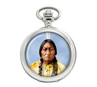 Seduto Toro Orologio da Tasca