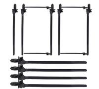 See giunzione cavi, clip per cablaggi in filo da 100 pezzi, cravatte di supporto per montaggio a spinta, reggiseno riutilizzabile in nylon, chiusura a clip regolabile, clip di bloccaggio per