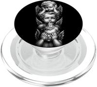 See No Evil Speak No Evil Hear No Evil Angel Baby cherubini PopSockets PopGrip per MagSafe