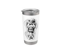 See No Evil Speak No Evil Hear No Evil Baby Angel cherubini Bicchiere termico in acciaio inox doppia parete