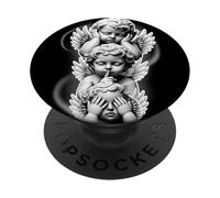 See No Evil Speak No Evil Hear No Evil Baby Angel cherubini PopSockets PopGrip Adesivo
