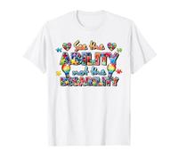 See The Ability Not The Disability Funny Autism Awareness Maglietta