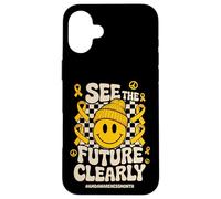 See The Future Clearly AMD Low Vision Awareness Month Custodia per iPhone 16 Plus