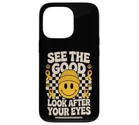 See The Good Look After Your Eyes AMD Low Vision Awareness Custodia per iPhone 13 Pro
