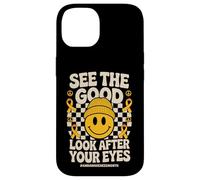 See The Good Look After Your Eyes AMD Low Vision Awareness Custodia per iPhone 14