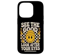 See The Good Look After Your Eyes AMD Low Vision Awareness Custodia per iPhone 14 Pro