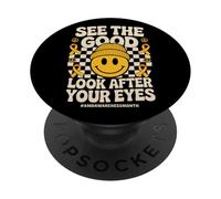 See The Good Look After Your Eyes AMD Low Vision Awareness PopSockets PopGrip Adesivo