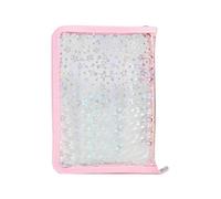 See Through Binder - Clear Paper Binder Refillable | Binderr, A5 Reusable Sticker Storage Book, Zipper A5 Sticker Collecting Book For Journal Cards Tickets Receipts School Office Business