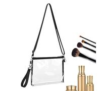 See Through Purse - Diagonal Messenger Sack, Festival Clear Sling Bag | Trasparente Diagonale Struttura | Travel Work Outdoor Events, Flessibile Wear Resistant Clear Sling Bag Holding Personal Gear