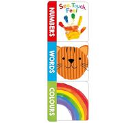 See, Touch, Feel Words, Numbers, Colours (Chunky Set): With 3 mini board books