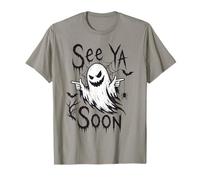 See Ya Soon Ghost Halloween Funny Spooky Costume Maglietta